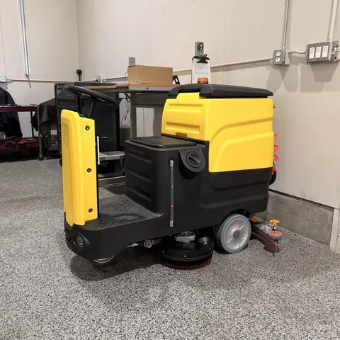 26-Inch Ride-On Floor Scrubber