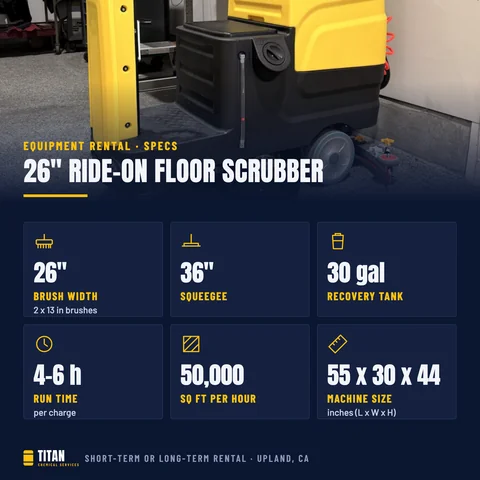 26-Inch Ride-On Floor Scrubber, photo 4